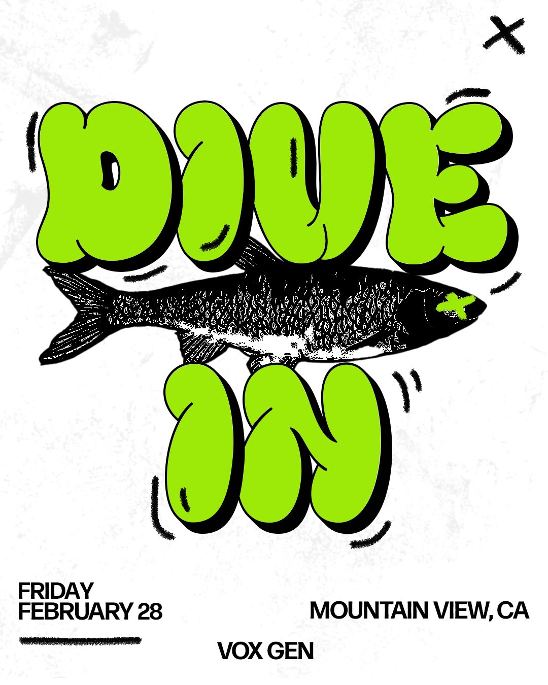 Dive In social post, Friday February 28, Mountain View