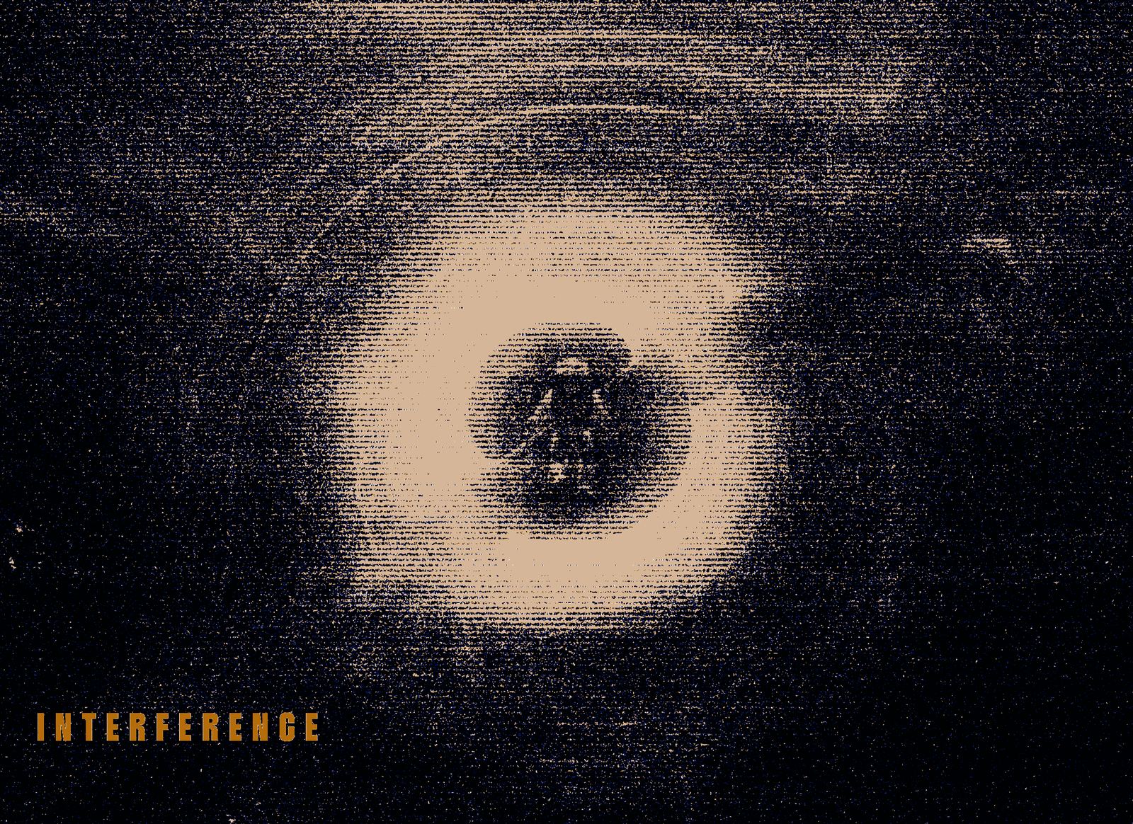 Interference slide, sepia static ring
