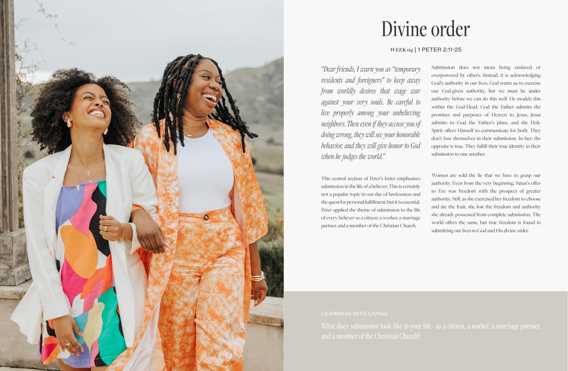 Spread: Divine order