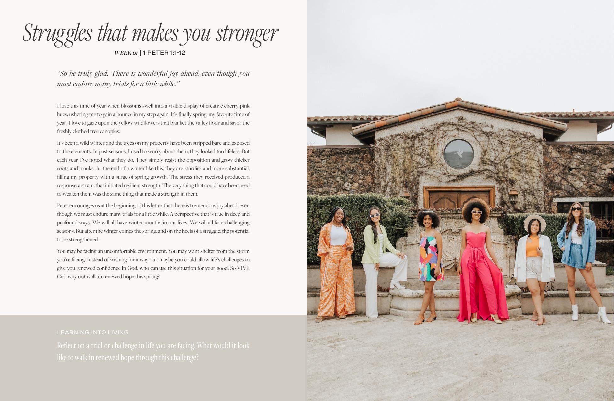 Spread: Struggles that make you stronger