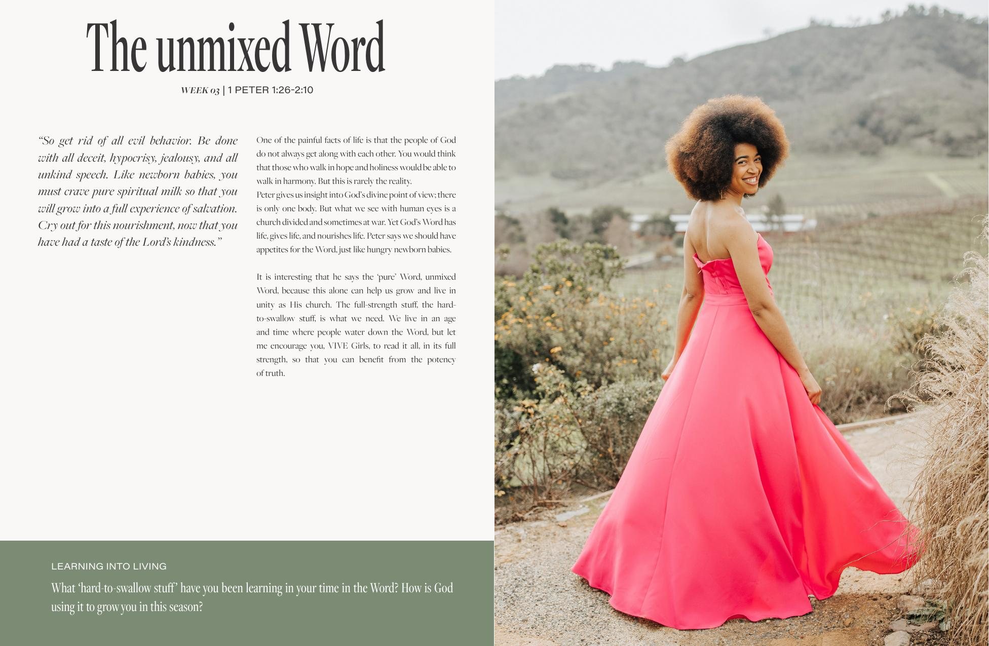 Spread: The unmixed Word